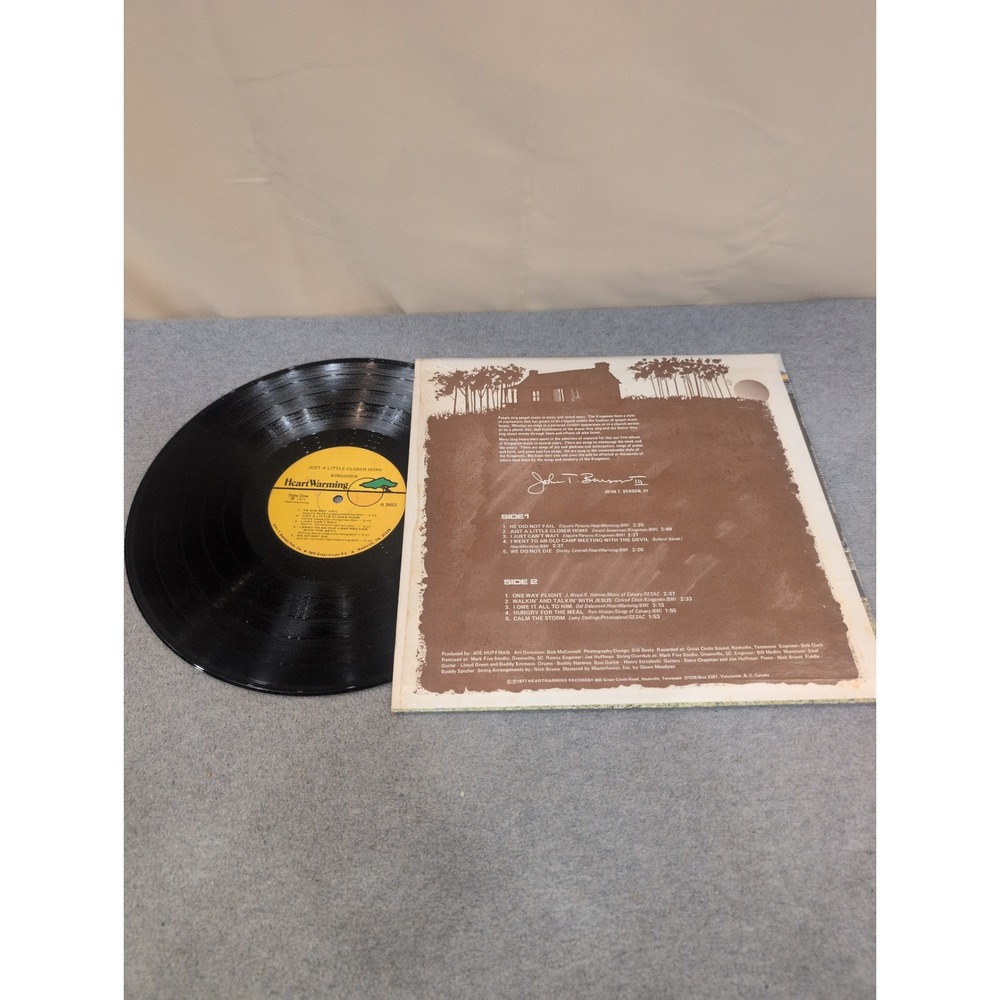 The Kingsmen Just A Little Closer Home Vinyl LP Heart Warming R3452 Gospel VG - Picture 2 of 2